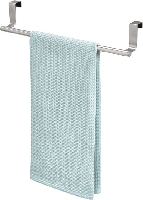 interdesign forma over cabinet 9 towel bar brushed stainless steel|idesign forma towel rack.